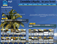 Tablet Screenshot of mpl-immobilier.com